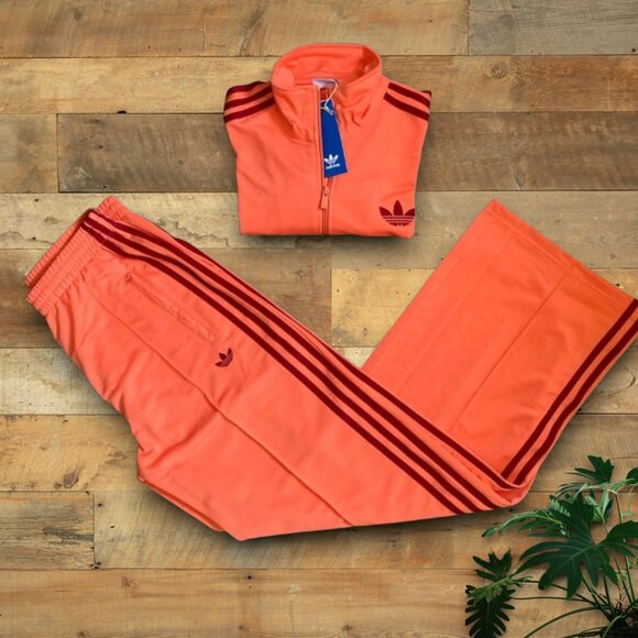 adidas Pants - 🤩2 pc adidas original track jacket & matching pants women size M bundle outfit